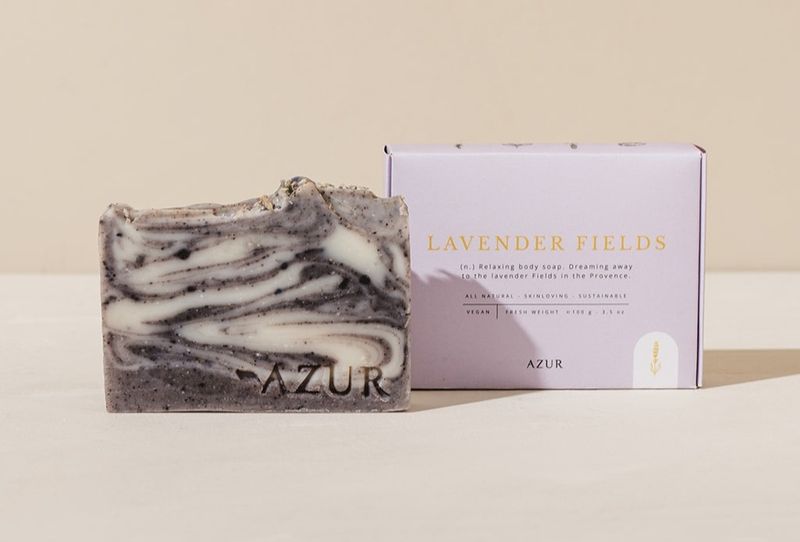 Azur, natuurlijke zeep Lavendel