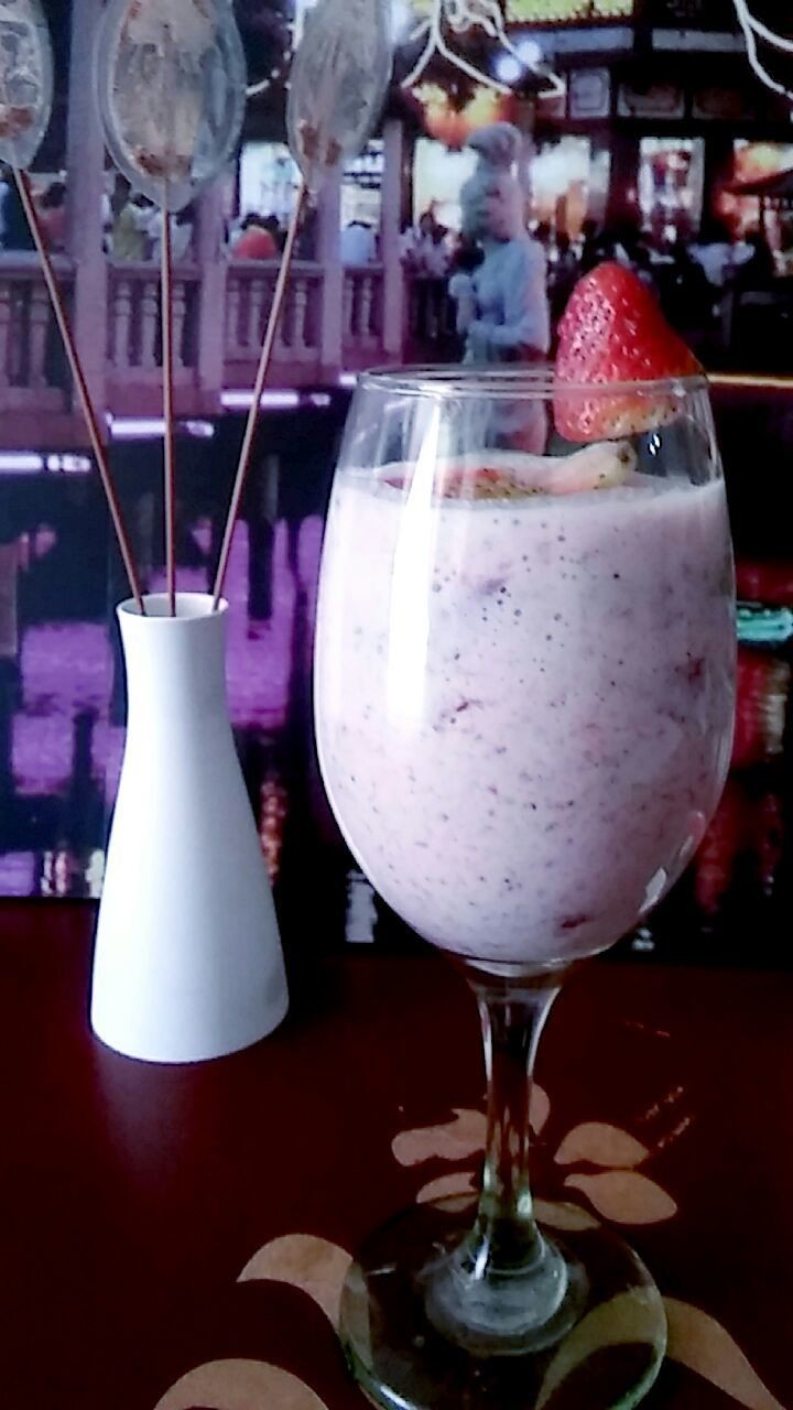 Fresas con crema