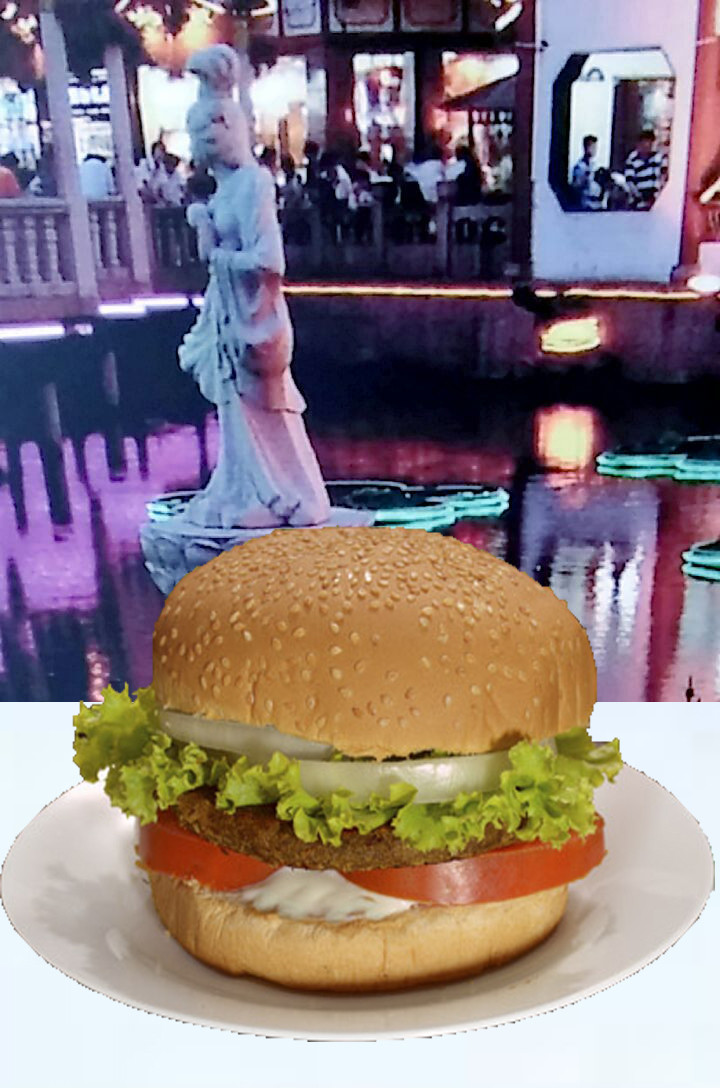 Ital burguer vegetareana.