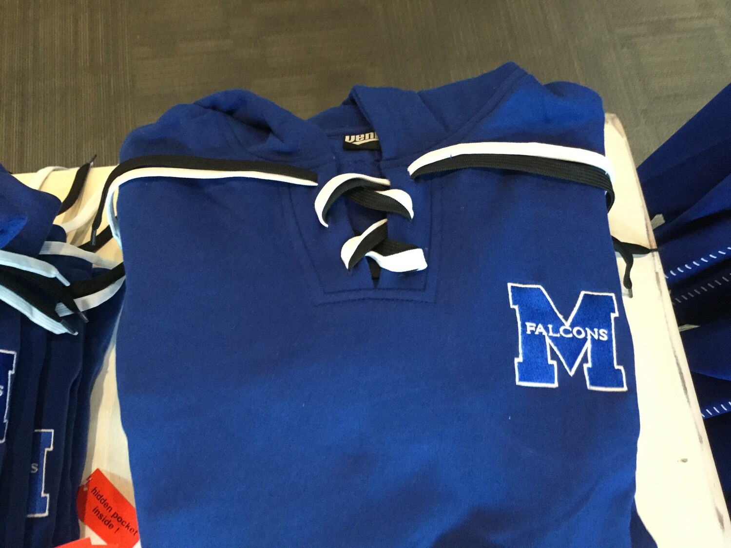 Hockey Hoodie, Color: Royal, Size: XS