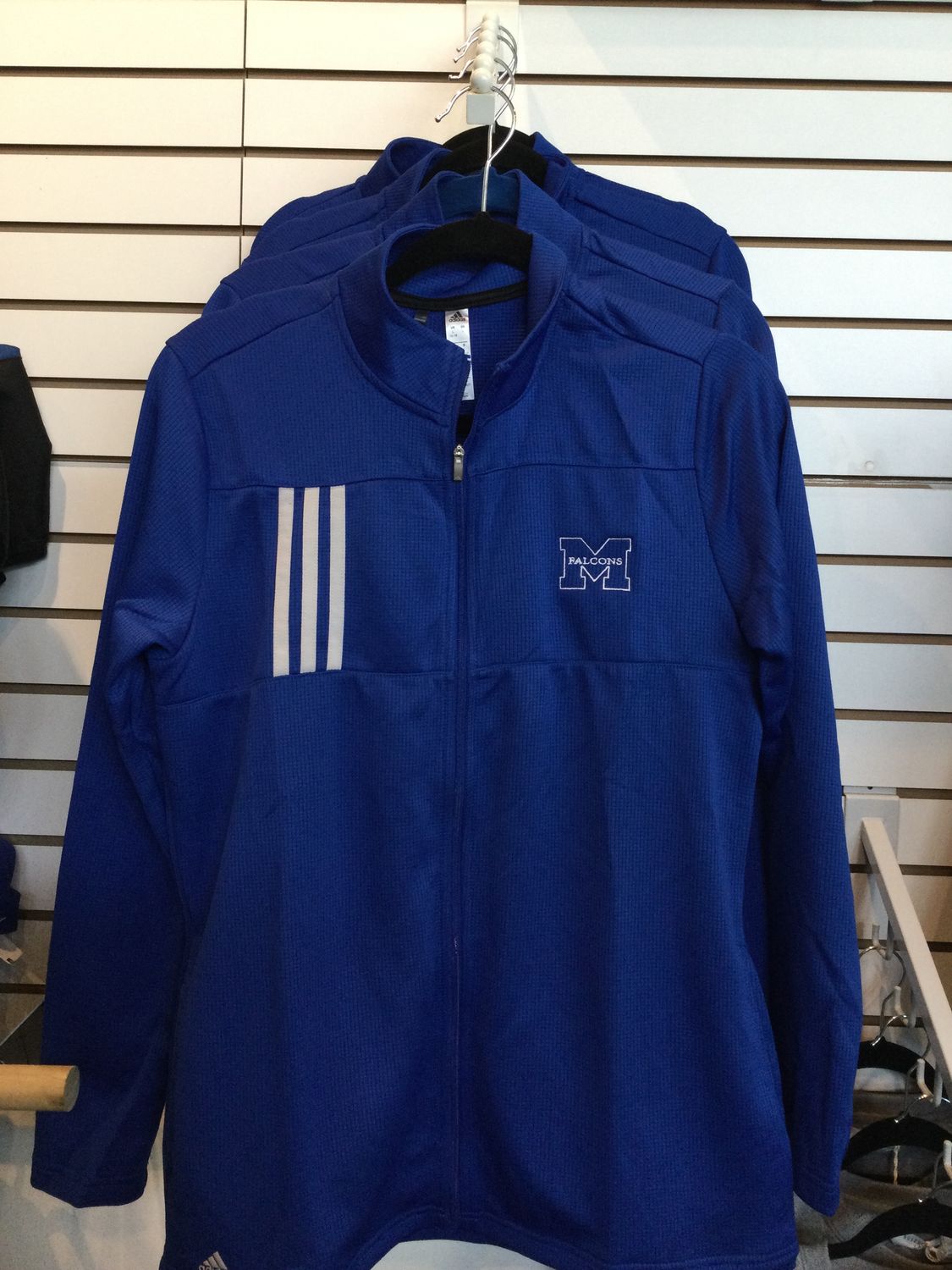 Adidas Ladies Full Zip, Color: Royal, Size: S