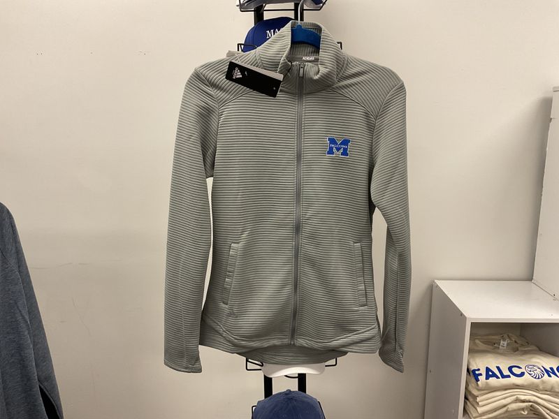 Adidas Ladies Full Zip Gray