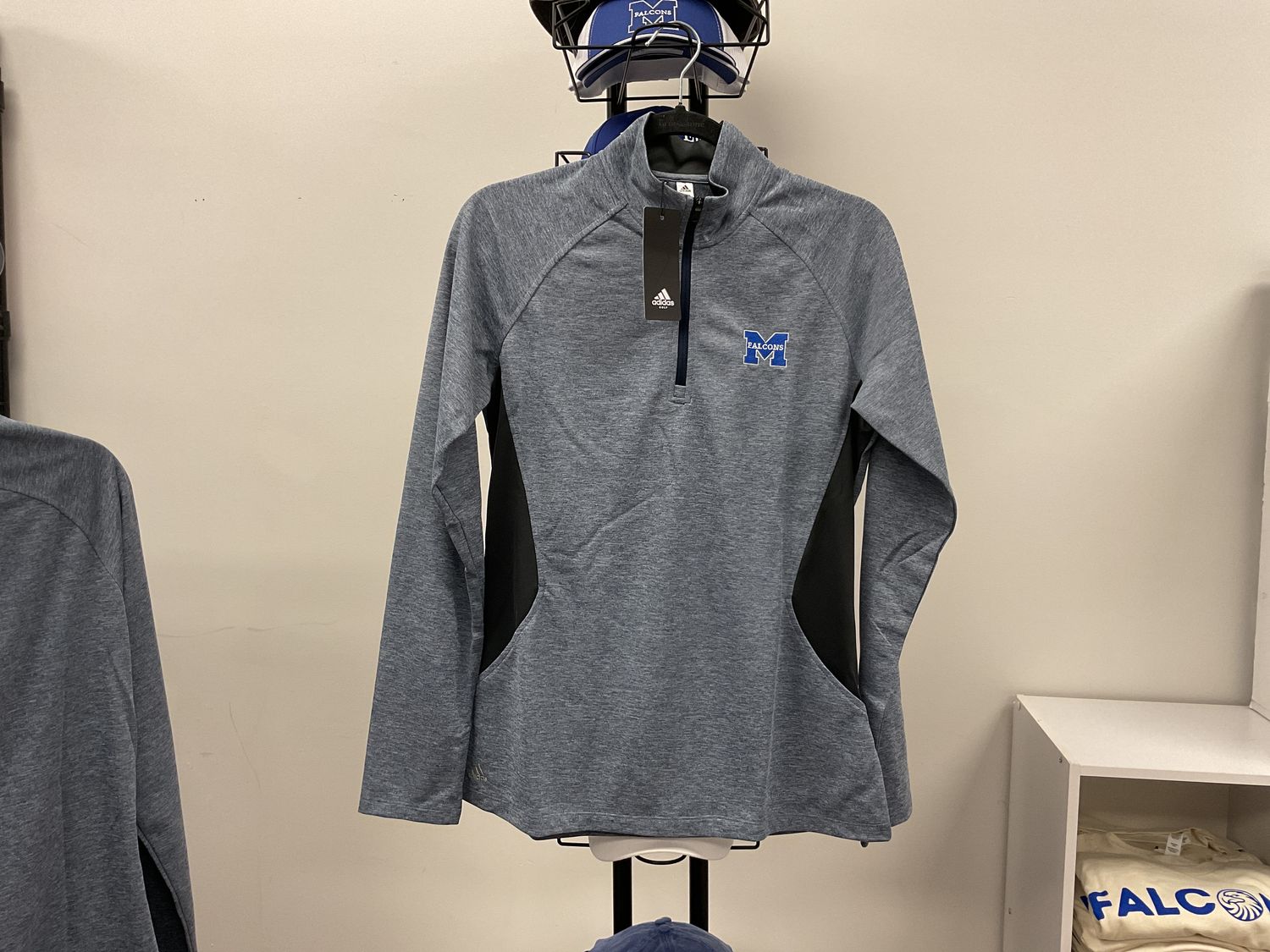 Adidas  Ladies 1/4 Zip Grey