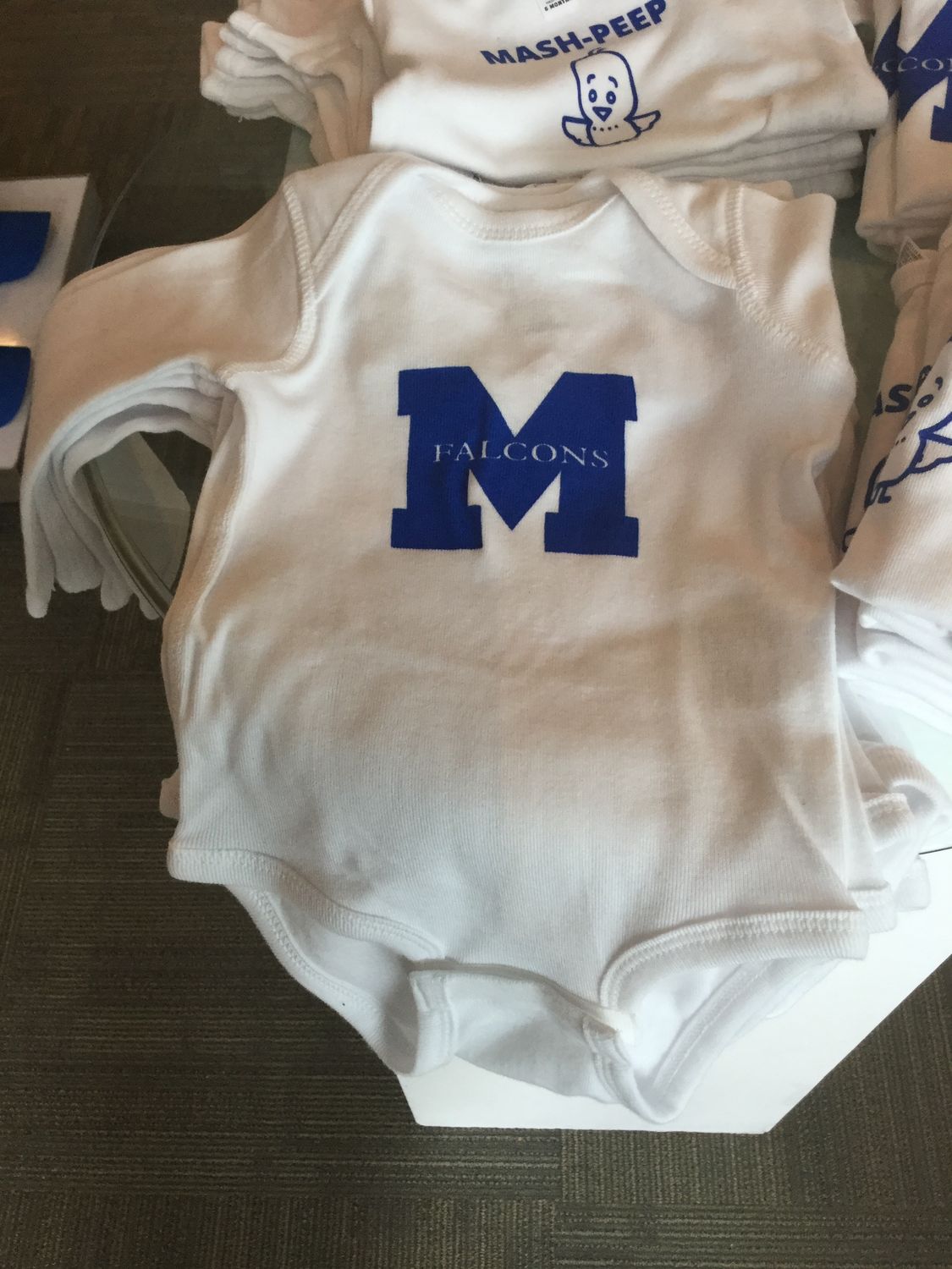 Rabbit Skins Youth Long Sleeve Onesie Logo, Size: 6M