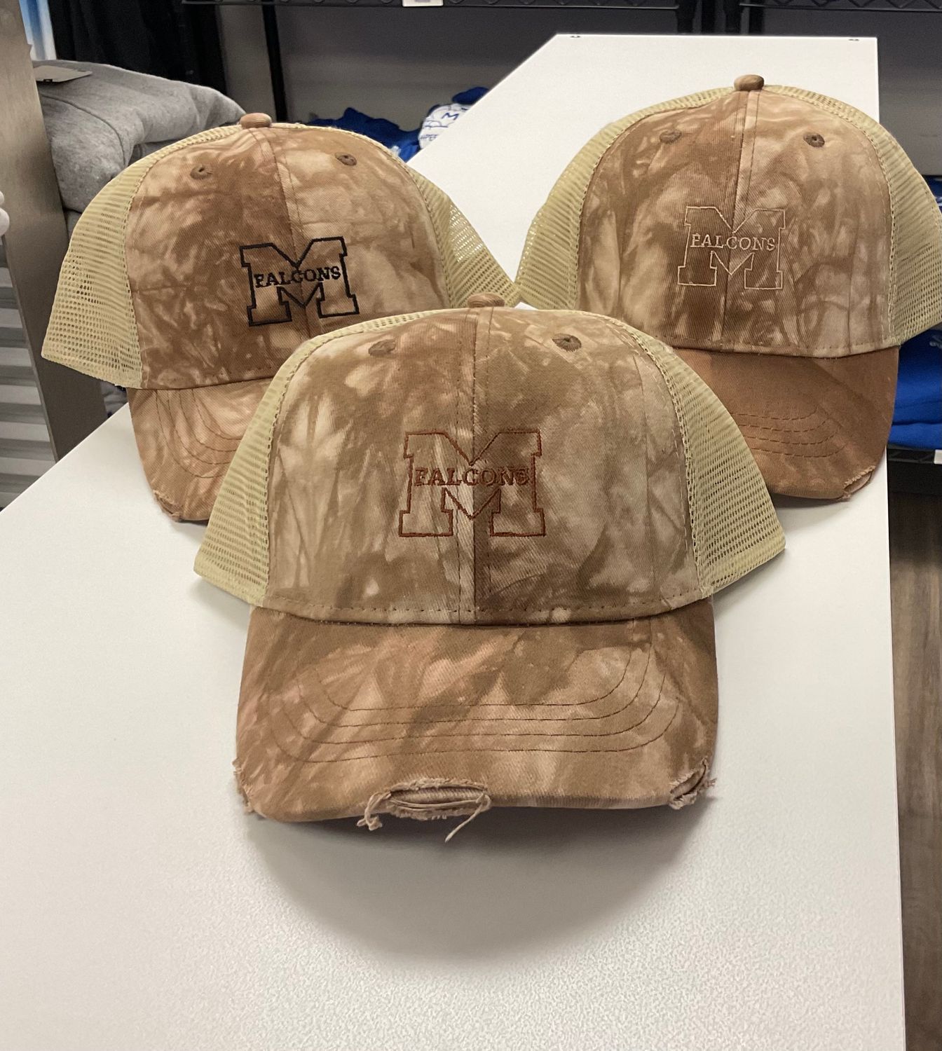 Distressed Ollie Cap- brown