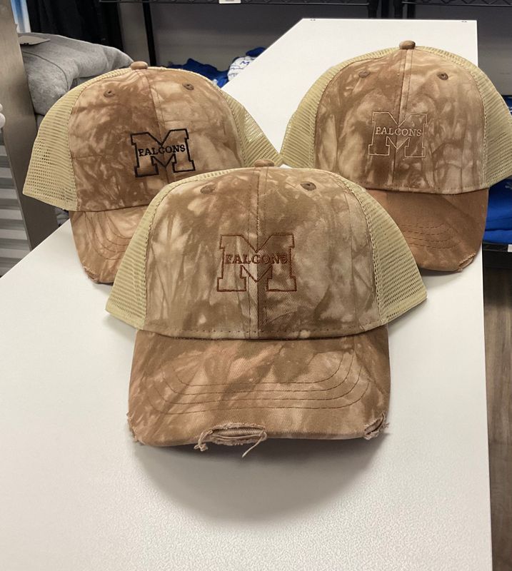 Distressed Ollie Cap- brown