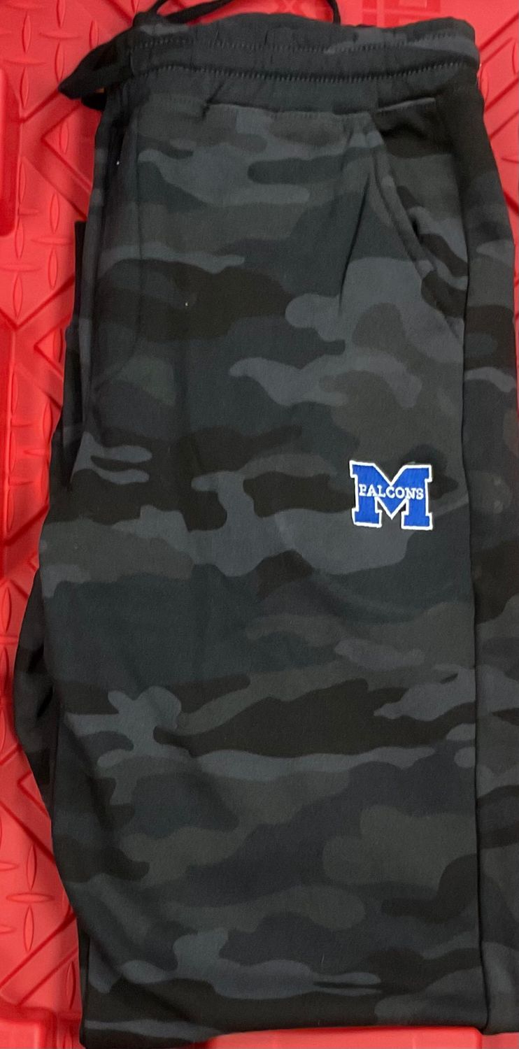 Camo Sweatpants , Color: Black, Size: XS