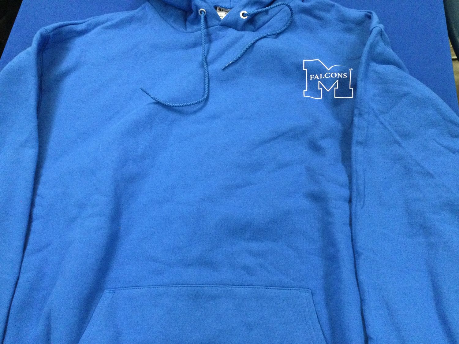 Champion hoodie, Color: Royal, Size: S