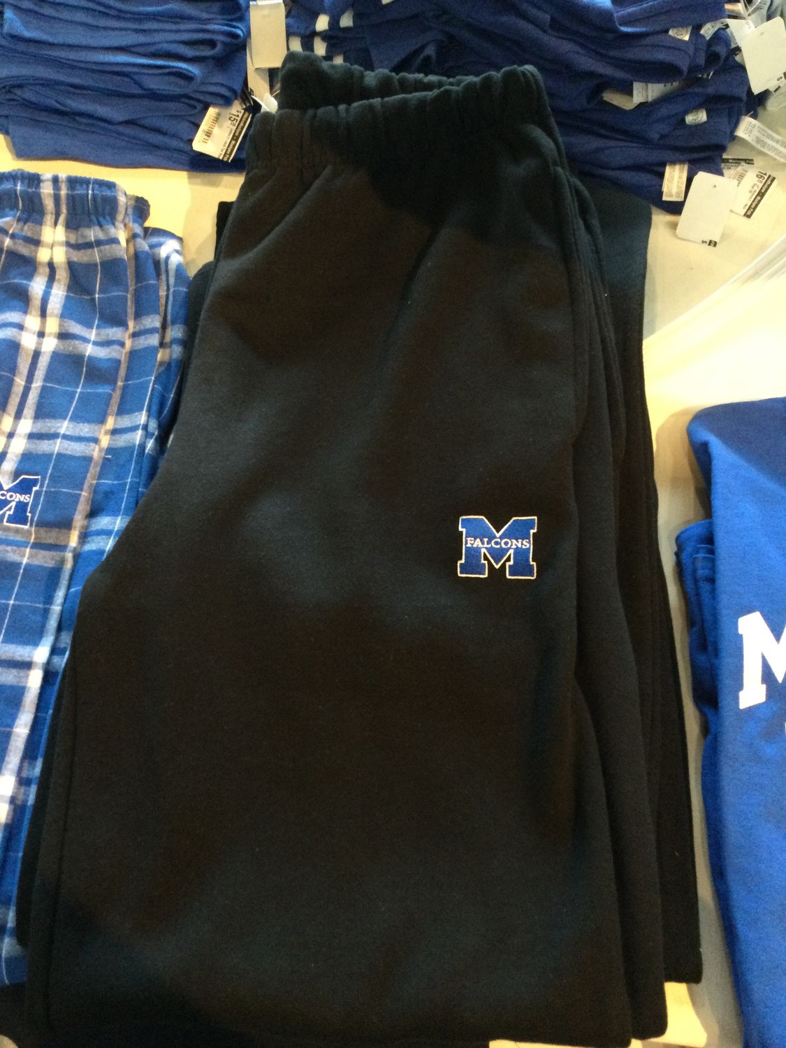 Logo open bottom sweat pant, Color: Black, Size: S