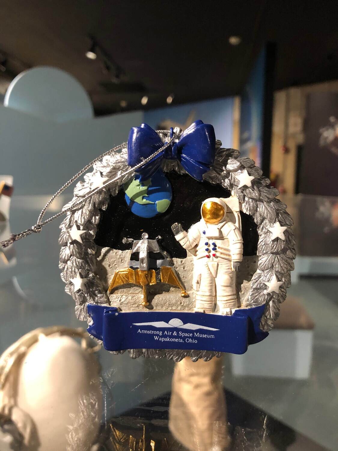 Wreath Astronaut Ornament