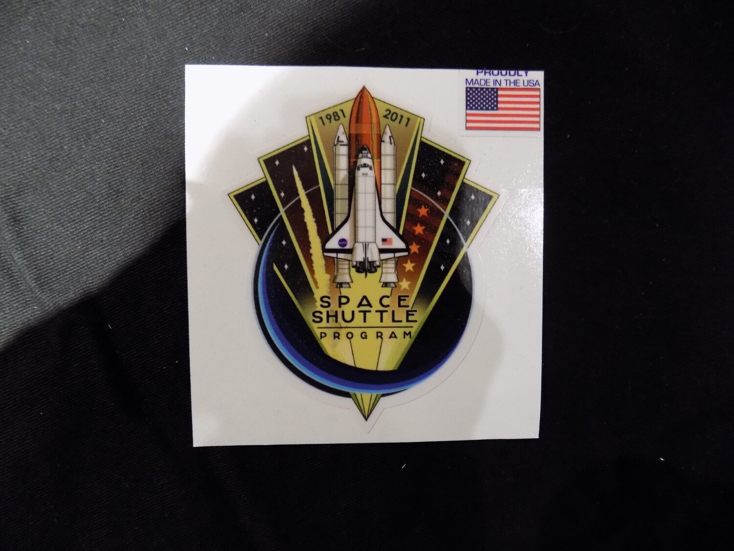 Space Shuttle Program 2011 Anniversary 3.5" Sticker