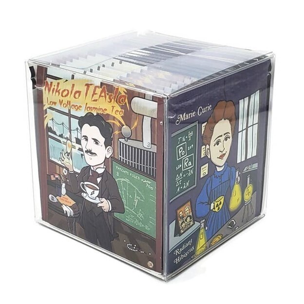 ScienTEAist Tea Sampler: Marie Curie, Einstean, Nikola Teasla