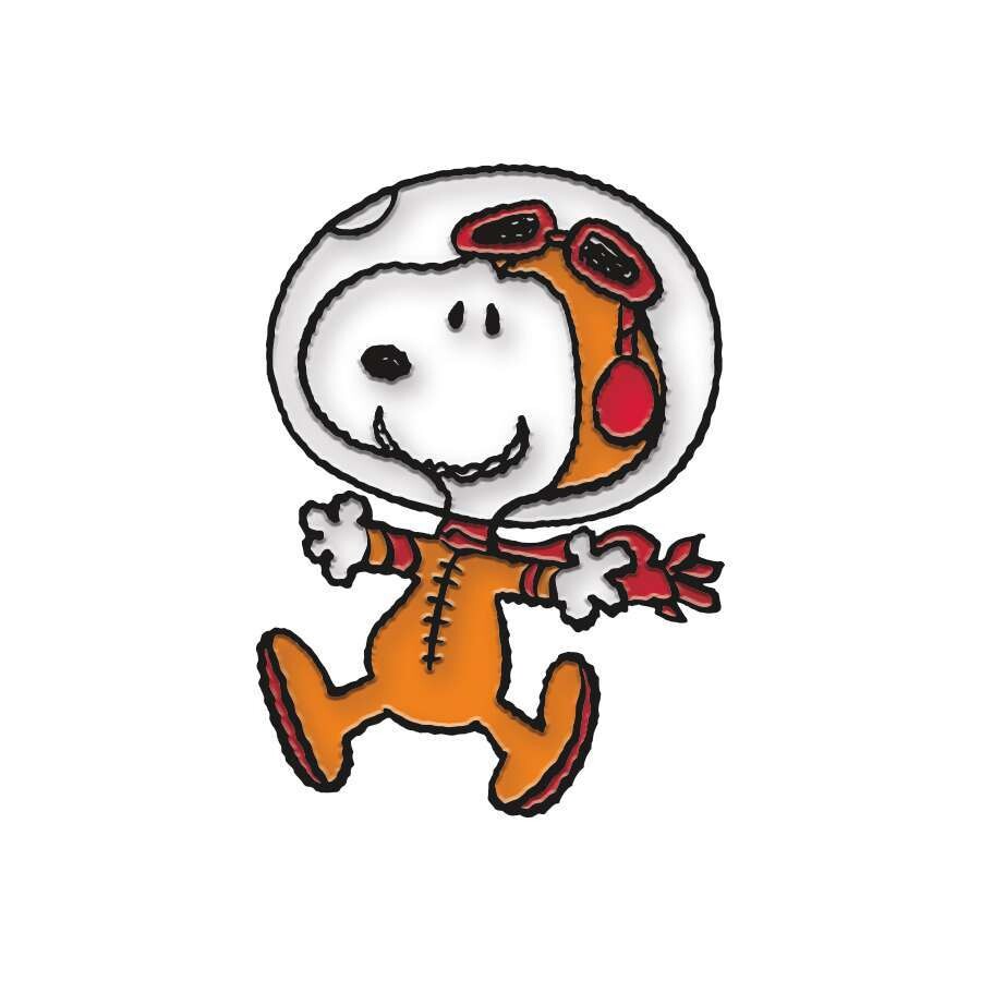 Snoopy Space Enamel Pin
