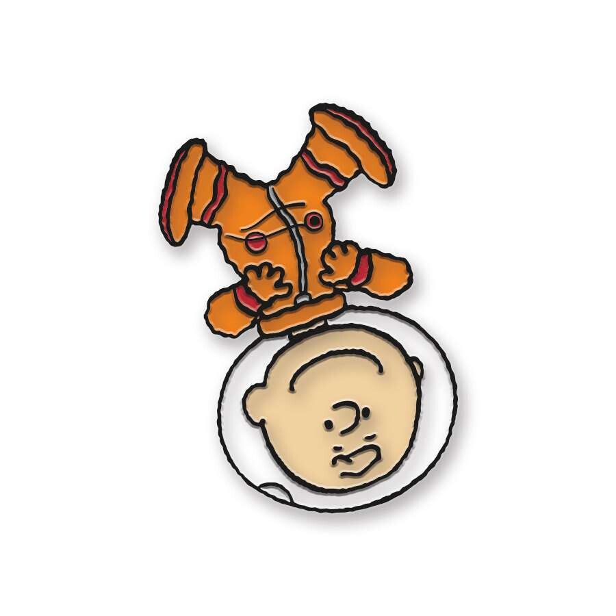 Charlie Brown Space Enamel Pin