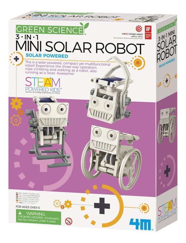 Mini Solar Robot Kit 4M Green Science Eco Engineering