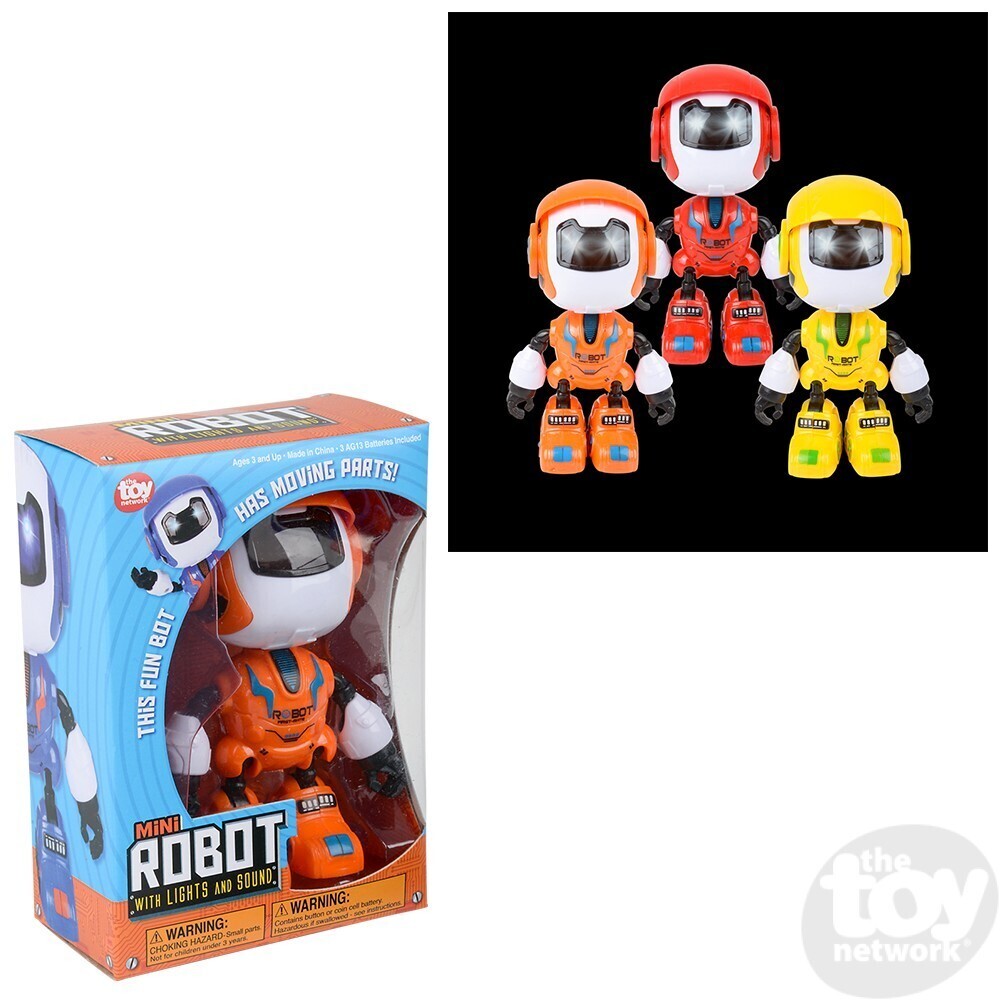 Light and Sound Mini Robot 5"