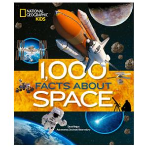 1,000 Facts About Space - by Deanas (Hardcover)