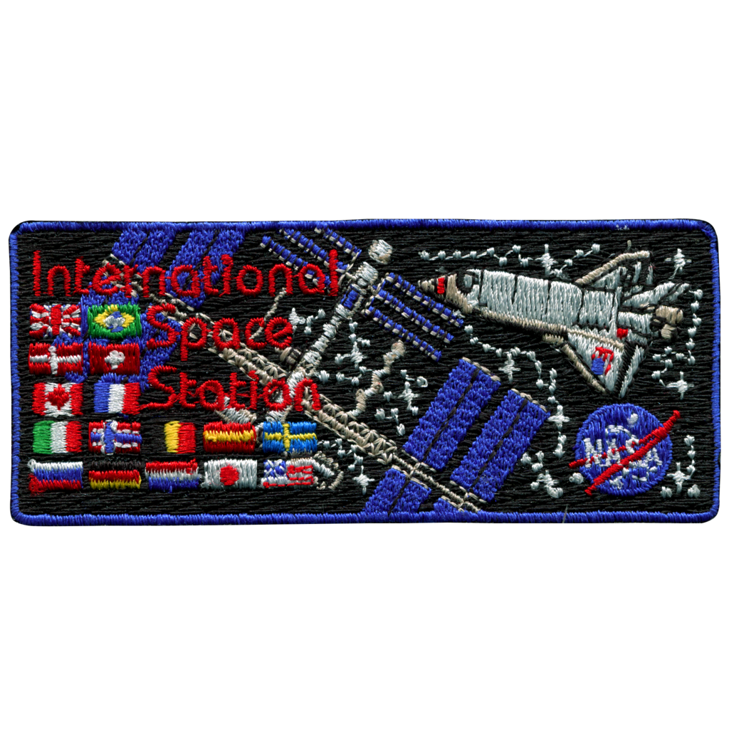 International Space Station (ISS) Flags Patch