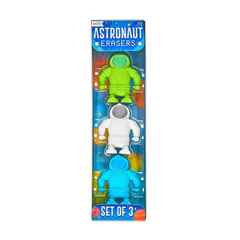 Eraser Astronaut Set of 3