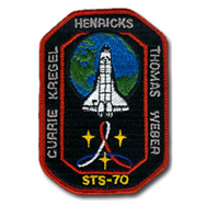 STS-70 Discovery Patch