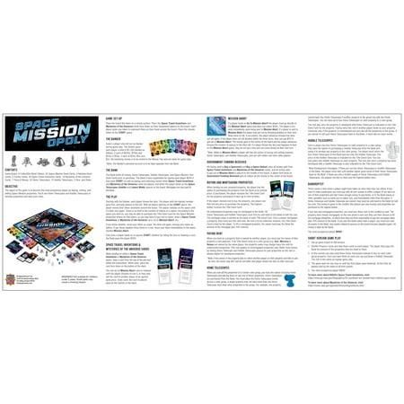 Space Mission Opoly Game