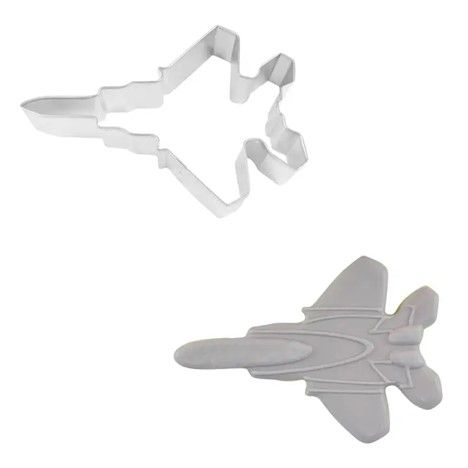 Fighter Jet Cookie Cutter 4.75"