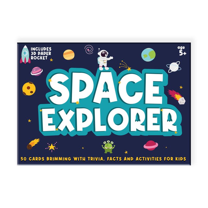 Space Explorer Kids Trivia Flash Cards