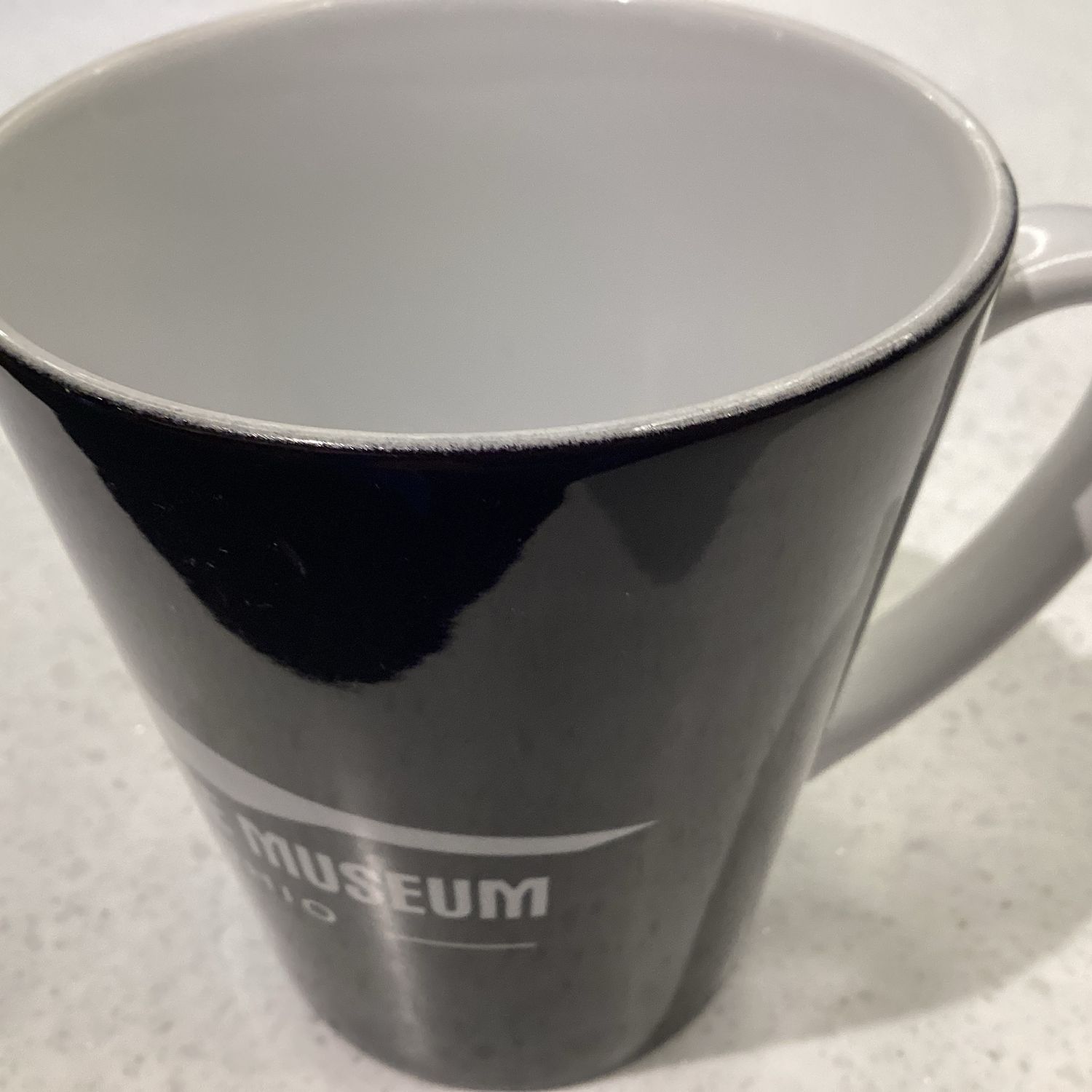 12 oz Latte Mug Black