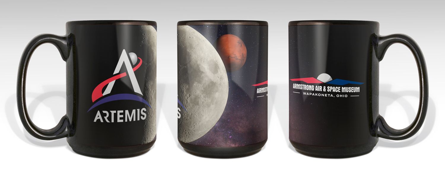 Artemis 15 oz Black Mug
