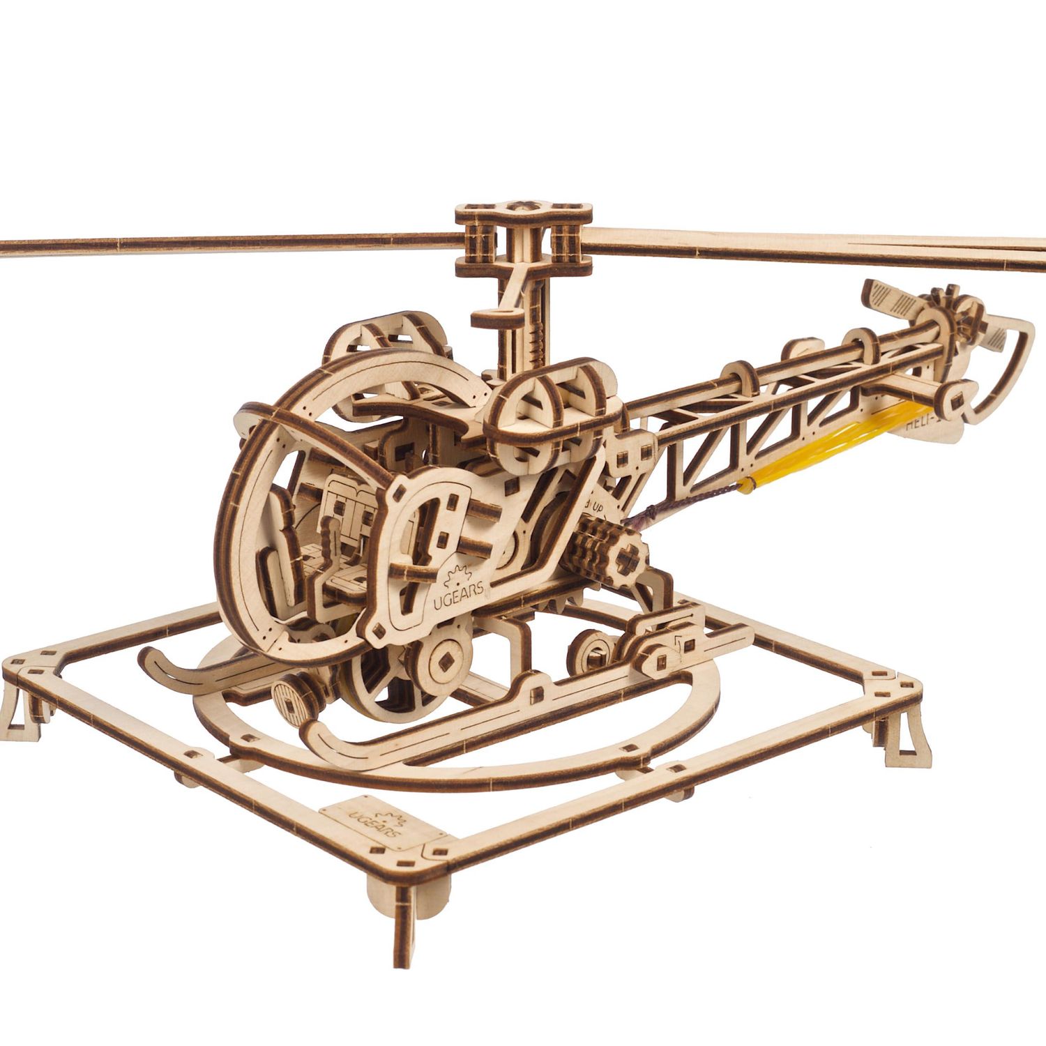 Mini Helicopter - 3D Wooden Puzzle Buildings Kit
