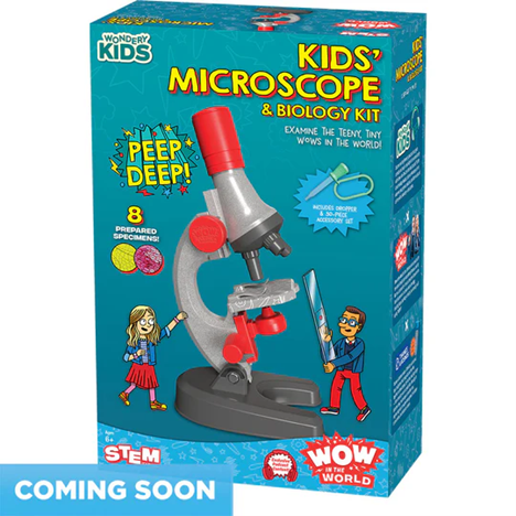 Wow in the World: Kids’ Microscope & Biology Kit