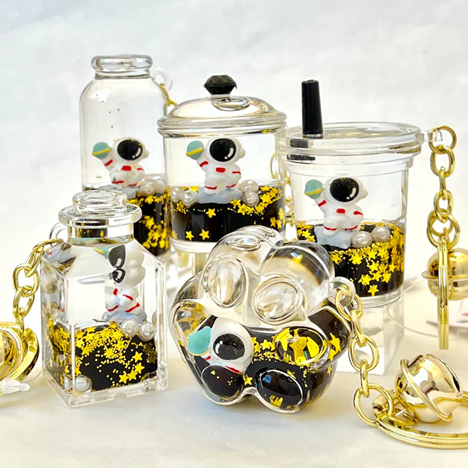 Astronaut Floaty Key Charm