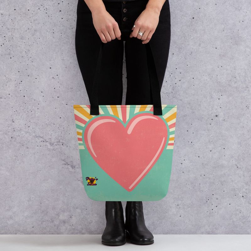 Valentines Heart Tote bag - Patty's Salon