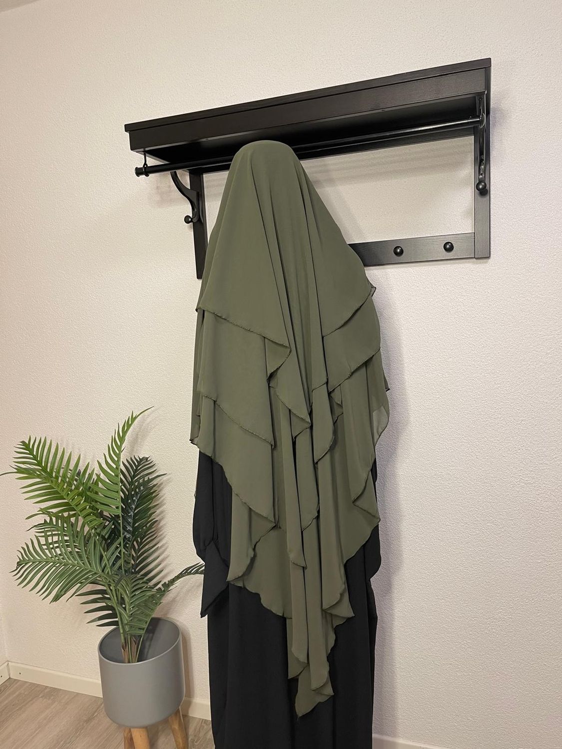 Dreilagiger Khimar khaki