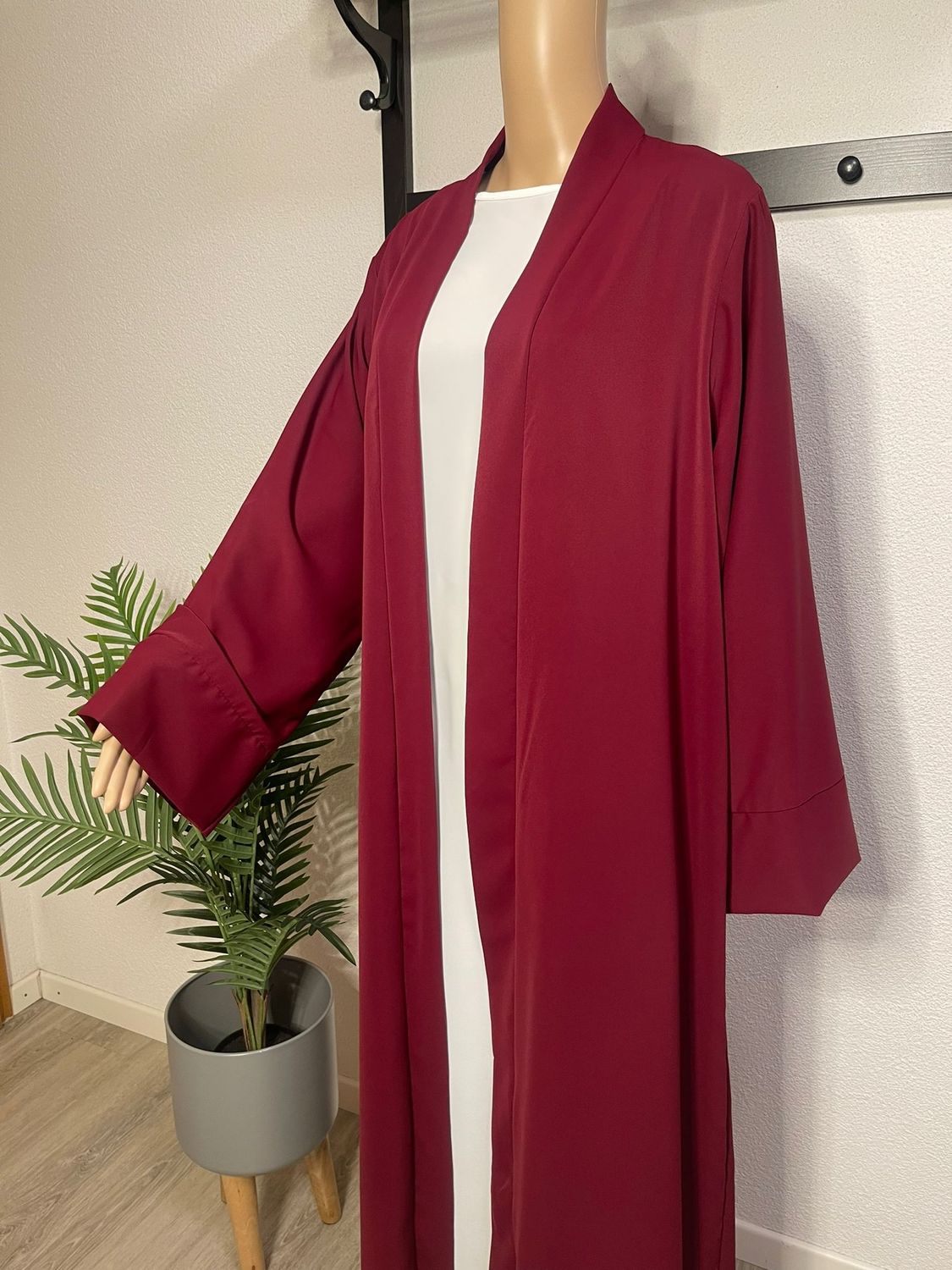 Kimono Bordeauxrot