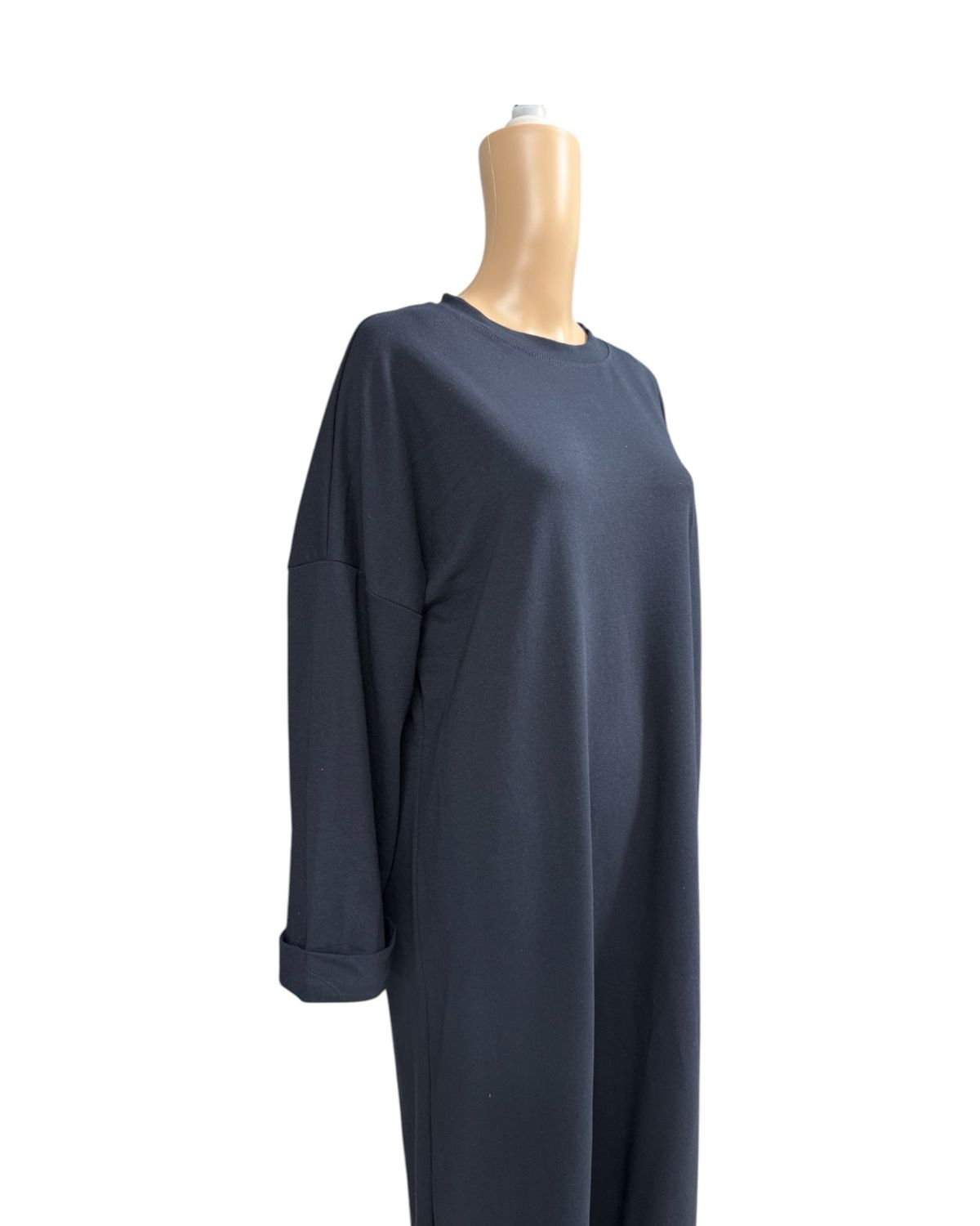 Basic Abaya Baumwolle dunkleblau