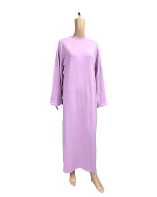 Basic Abaya Baumwolle lila