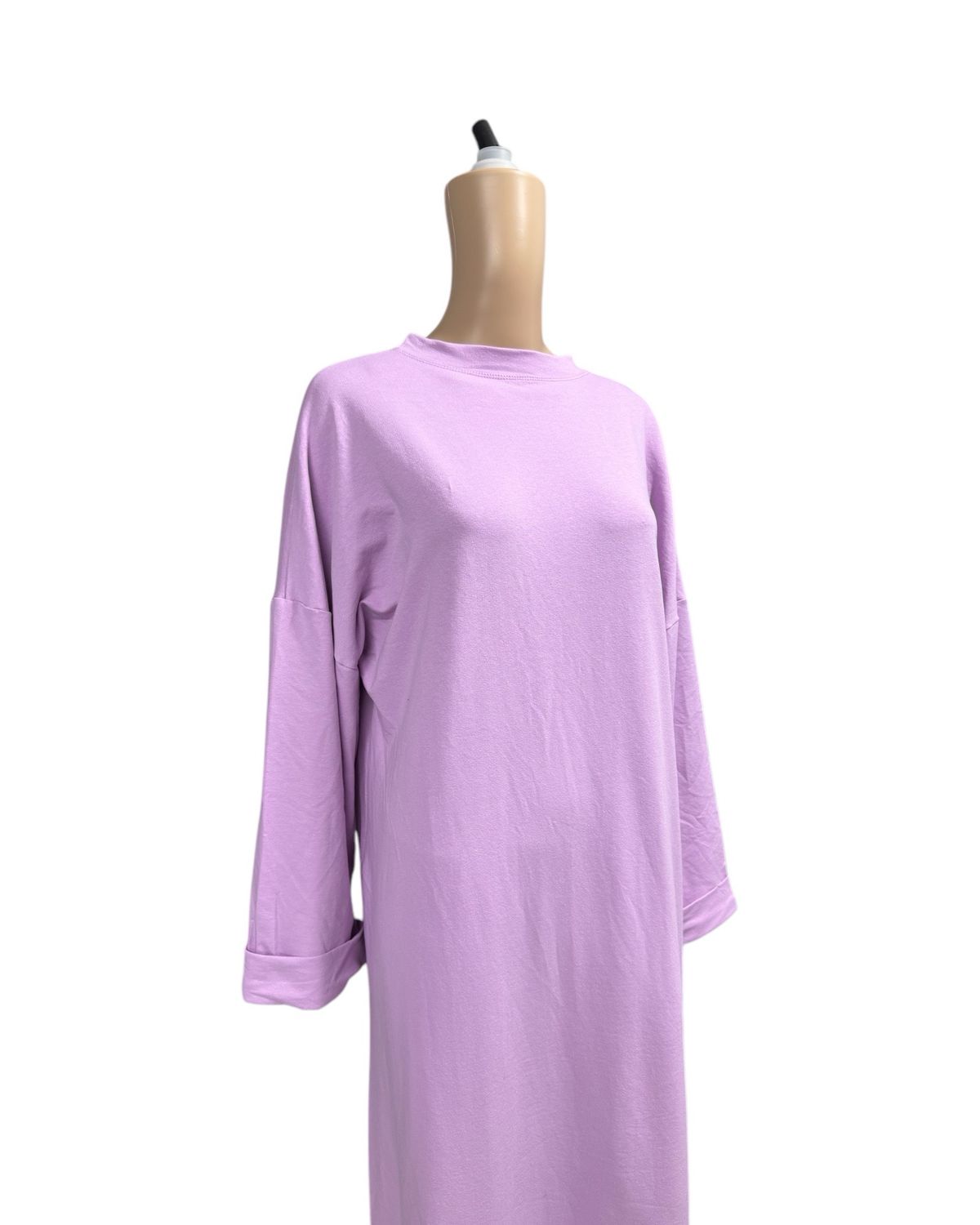 Basic Abaya Baumwolle lila