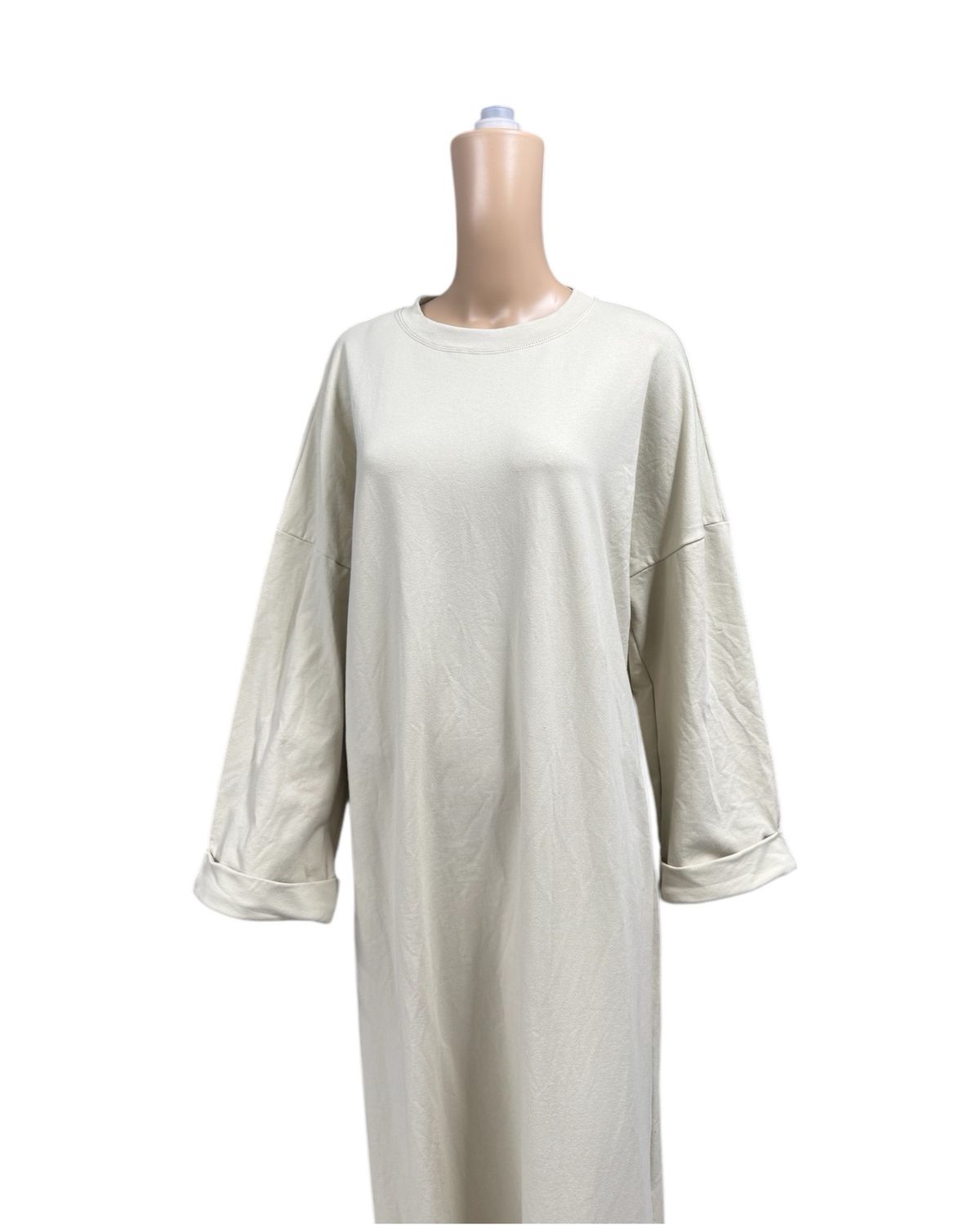 Basic Abaya Baumwolle beige