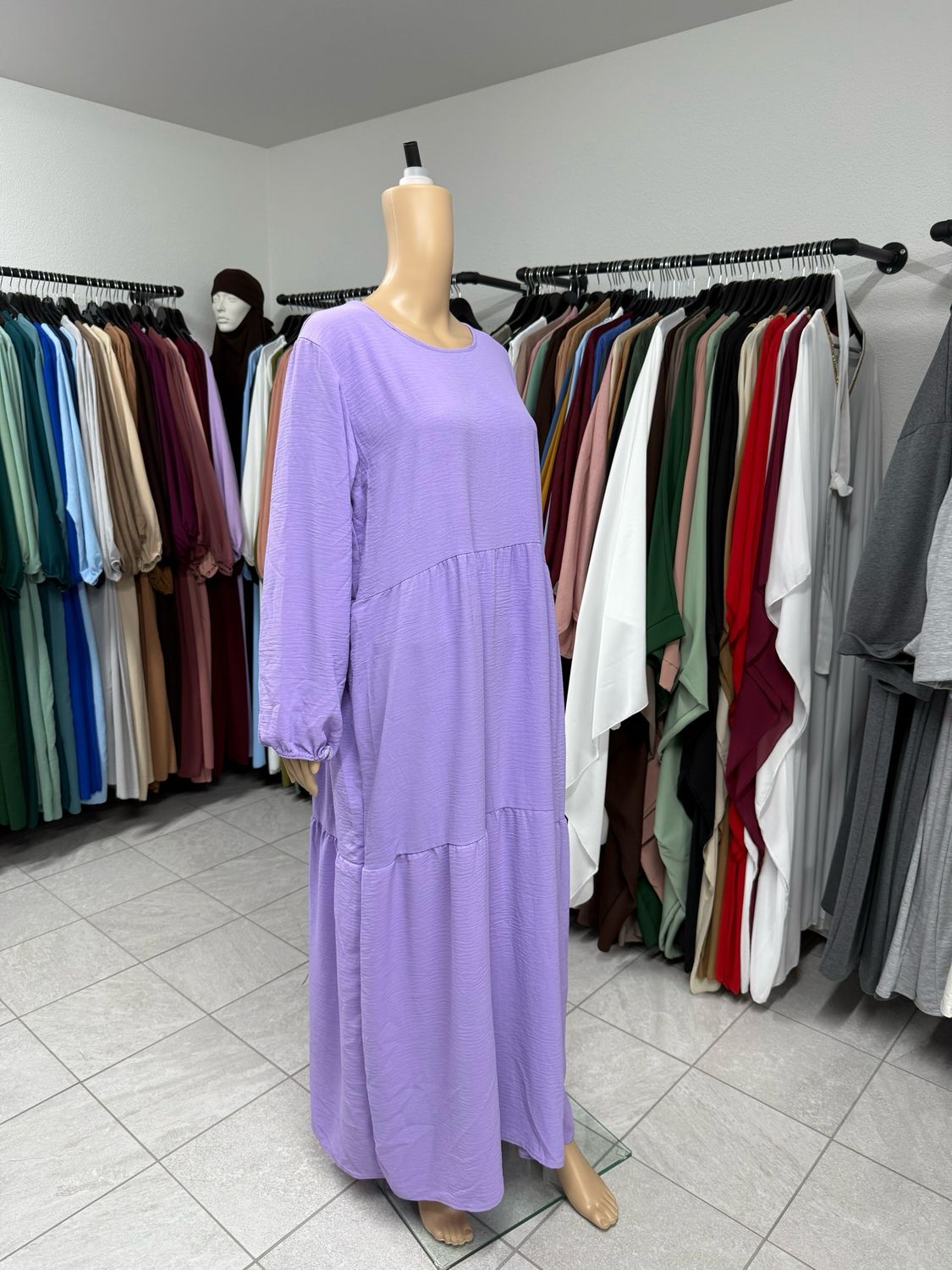 Abaya Kleider lila