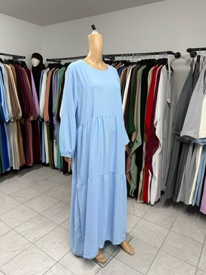 Abaya Kleid babyblue