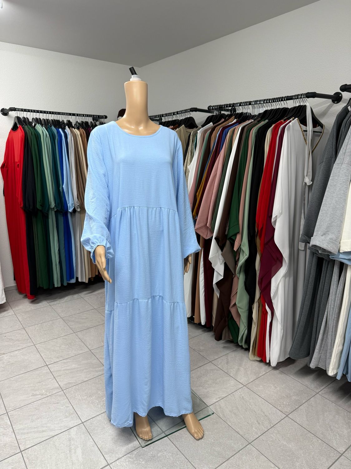 Abaya Kleid babyblue