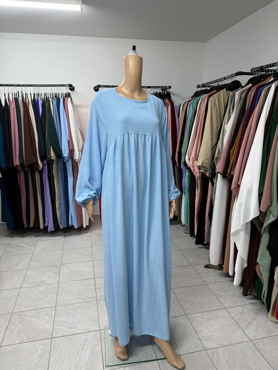 Abaya-Ballonärmel babyblau