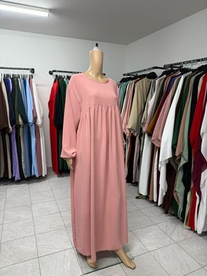 Abaya-Ballonärmel rosa