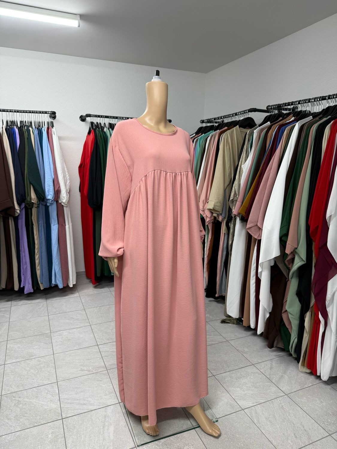 Abaya-Ballonärmel rosa