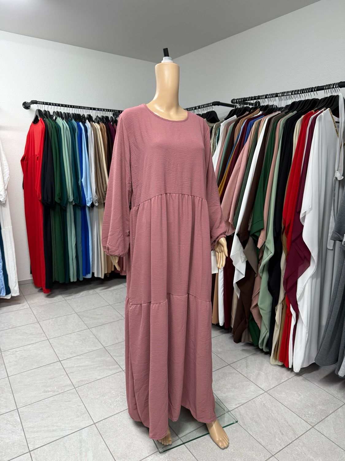 Abaya Kleid rosa