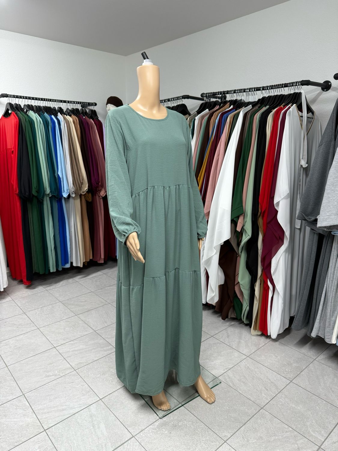 Abaya Kleid turkis