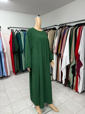 Abaya-Ballonärmel grün