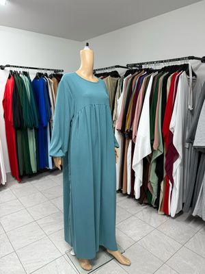 Abaya-Ballonärmel blaugrün