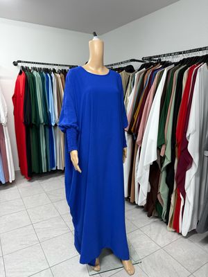 Schmetterling Abaya mit Gummiband blau